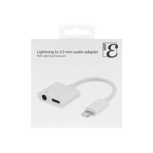 EPZI Lightning to 3.5 mm adapter supports chargin