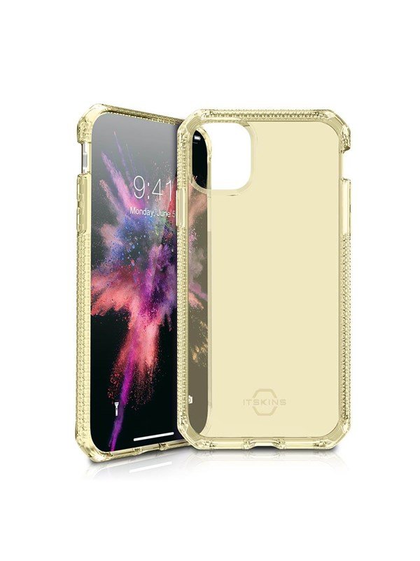 ITSKINS Cover for iPhone 11 6.1 ". Transparent Gold