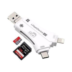 Micro Memory card reader - Lightning/USB 2.0/USB-C/micro USB
